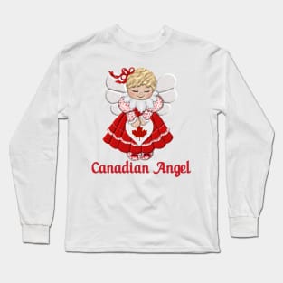 Canada Day Angel Long Sleeve T-Shirt